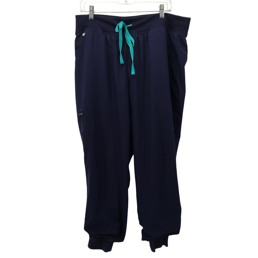 FIGS Zamora FreeX Jogger Scrub Pant Navy Blue XXL Nursing Healthcare Medical